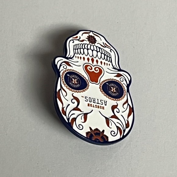 Houston Astros Sugar Skull Hat Pin Streetwear Hats Bag Baseball Fitted New Era - Picture 5 of 7